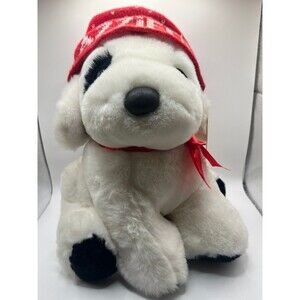 Lazarus Lazzie Dog Vintage Christmas Plush - 1987